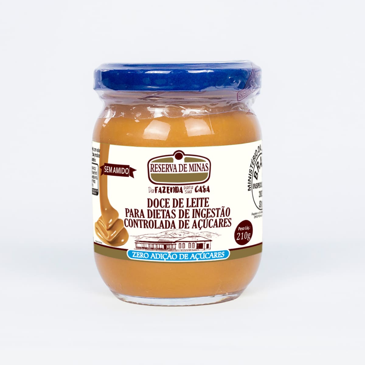 Doce de Leite Diet Reserva de Minas - 210g