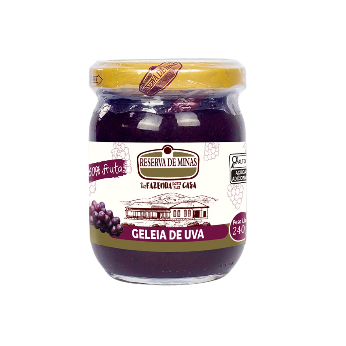 Geleia de Uva Reserva de Minas - 240g