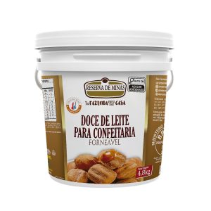 Doce de Leite Para Confeitaria Forneável Reserva de Minas - 4,8kg
