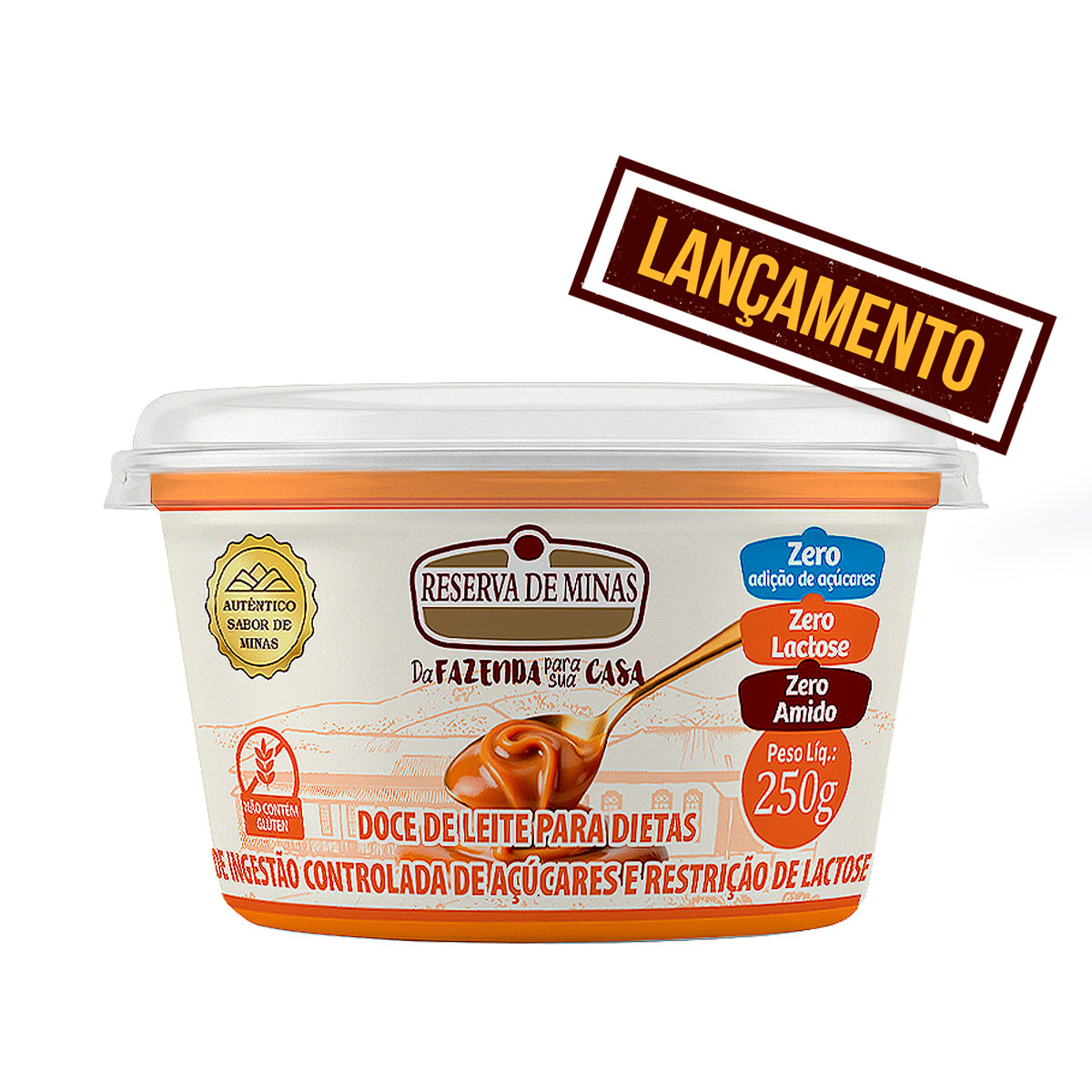 Doce de Leite Triplo Zero Reserva de Minas - 250g