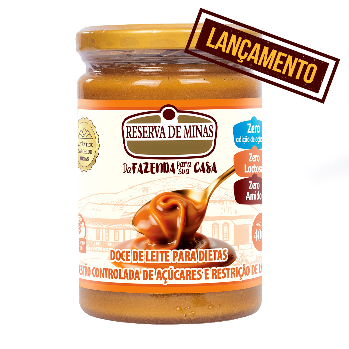 Doce de Leite Triplo Zero Reserva de Minas - 400g